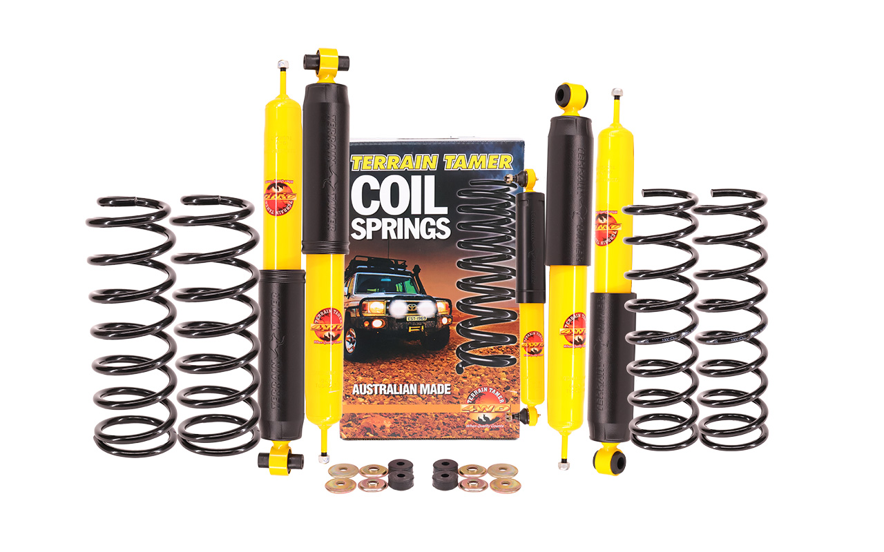 Kit suspension complet Terrain Tamer Toyota Landcruiser LJ70/72/73/78, KZJ70/73/78 (1990+)